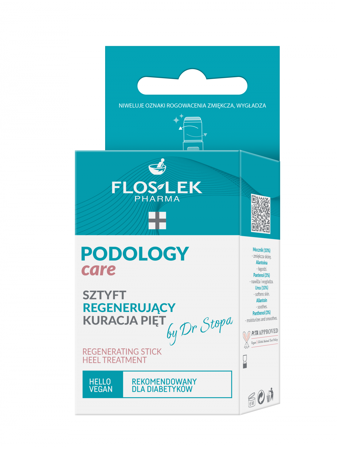 FLOSLEK PODOLOGY Care by Dr. Stopa taastav pulk kandade hoolduseks, 20g