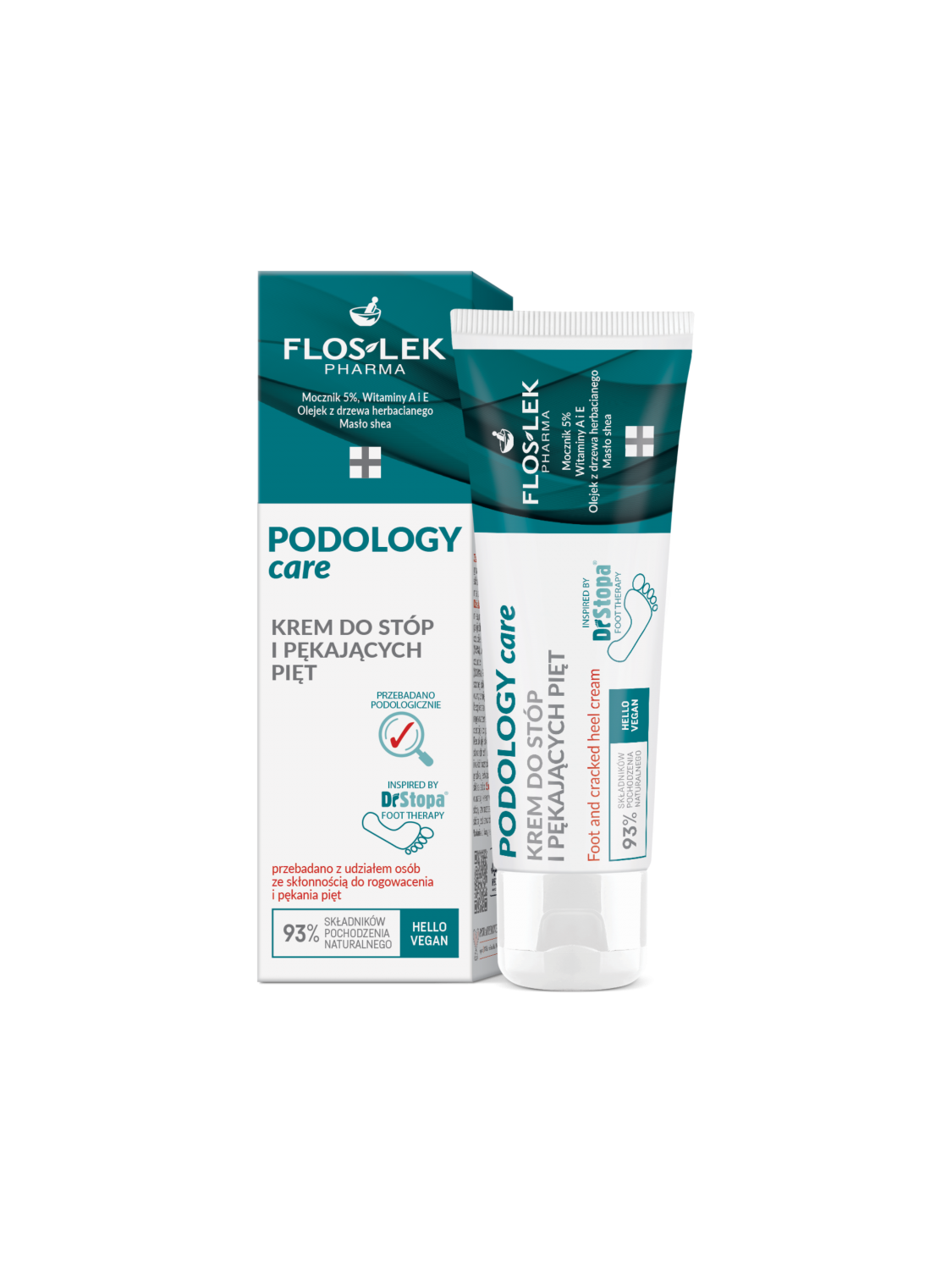 FLOSLEK PODOLOGY Care jalakreem lõhenenud kandadele, 40ml