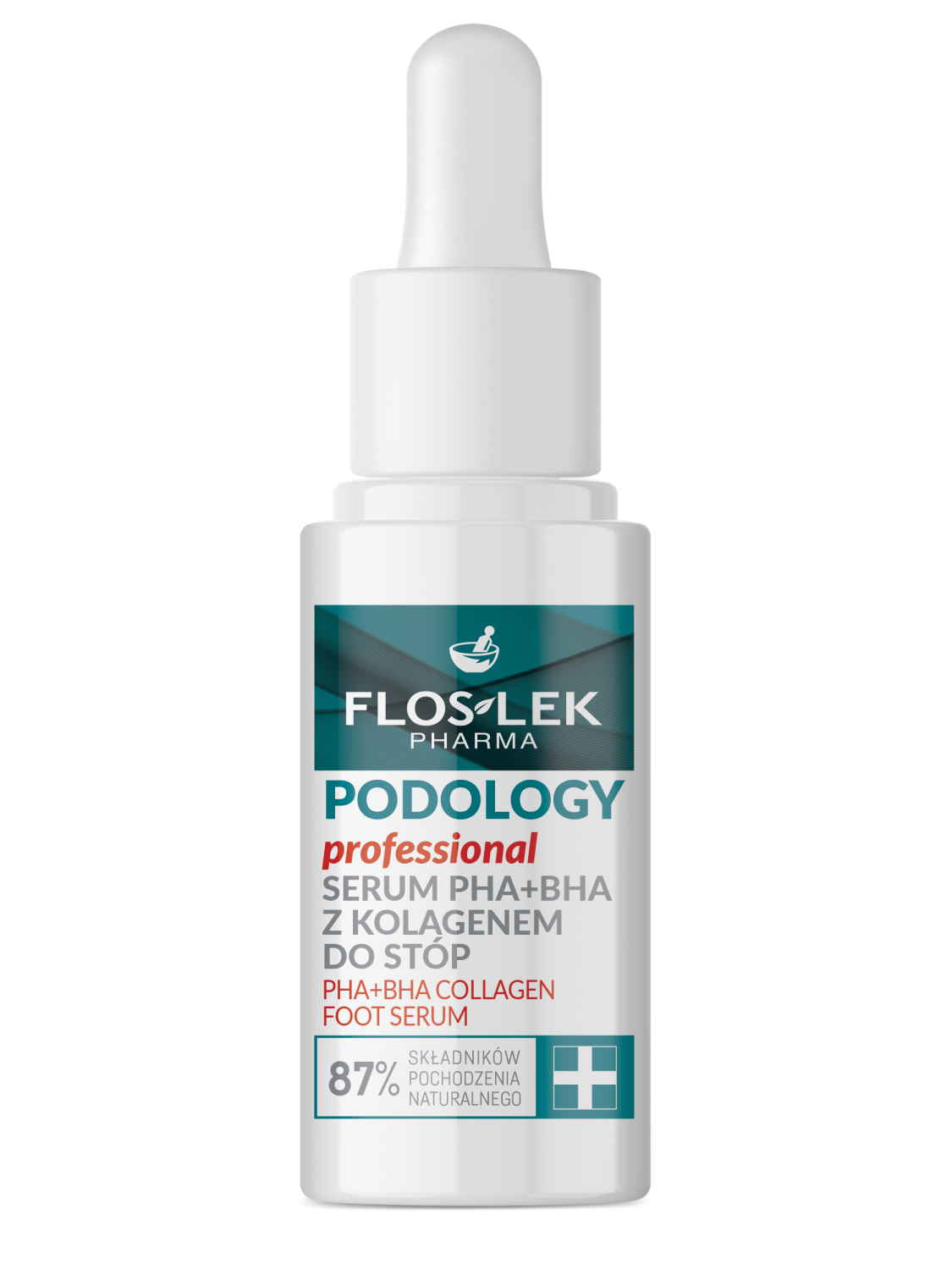 FLOSLEK PODOLOGY Professional kollageeni ja PHA + BHA hapetega jalaseerum, 30ml