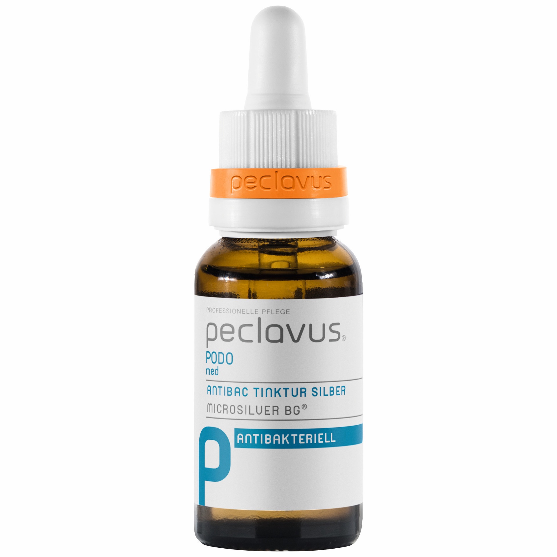 peclavus® PODOmed AntiBAC Tinktuur hõbedaga, 20ml